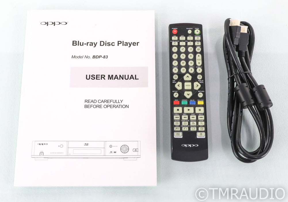 Oppo BDP-83 Universal Blu-Ray Player; BDP83; Remote