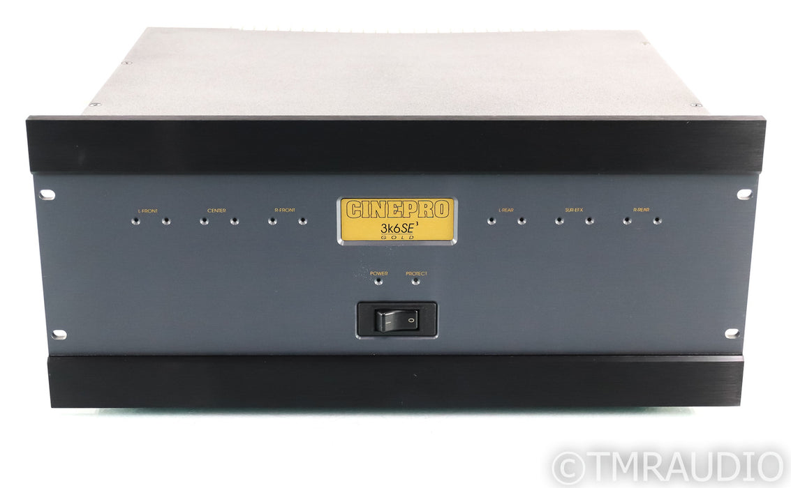 Cinepro 3K6SE3 Gold Six Channel Power Amplifier; 3K6 SE3
