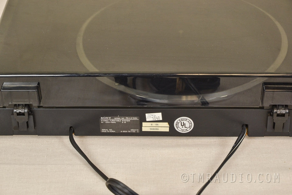 Sony PS-LX150H Auto Return Turntable Record Player