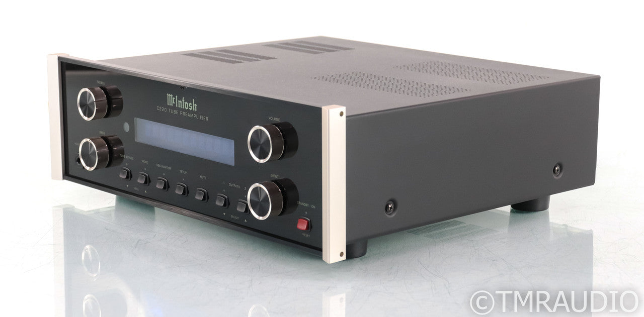 McIntosh C220 Stereo Tube Preamplifier; C-220; Remote; MM Phono Stage