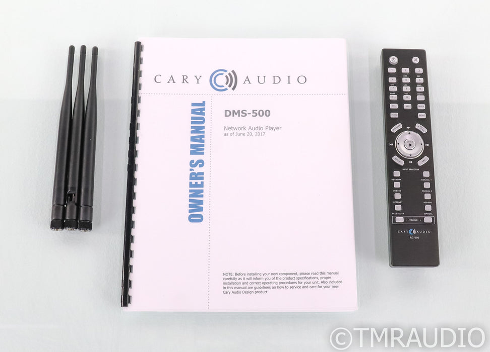 Cary Audio DMS-500 Network Streamer; DAC; DMS500; Remote