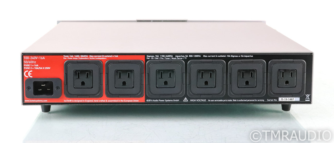 IsoTek EVO3 Aquarius AC Power Line Conditioner; EVO-3; C19