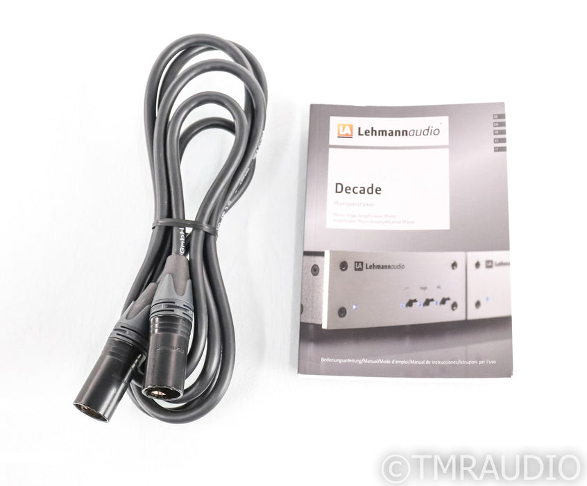 Lehmann Audio Decade MM / MC Phono Preamplifier; PWX II PSU
