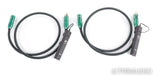 AudioQuest Columbia XLR Cables; 1m Pair Balanced Interconnects; 72v DBS