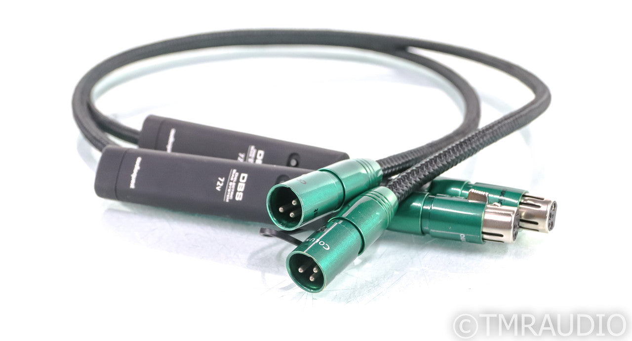 AudioQuest Columbia XLR Cables; 1m Pair Balanced Interconnects; 72v DBS