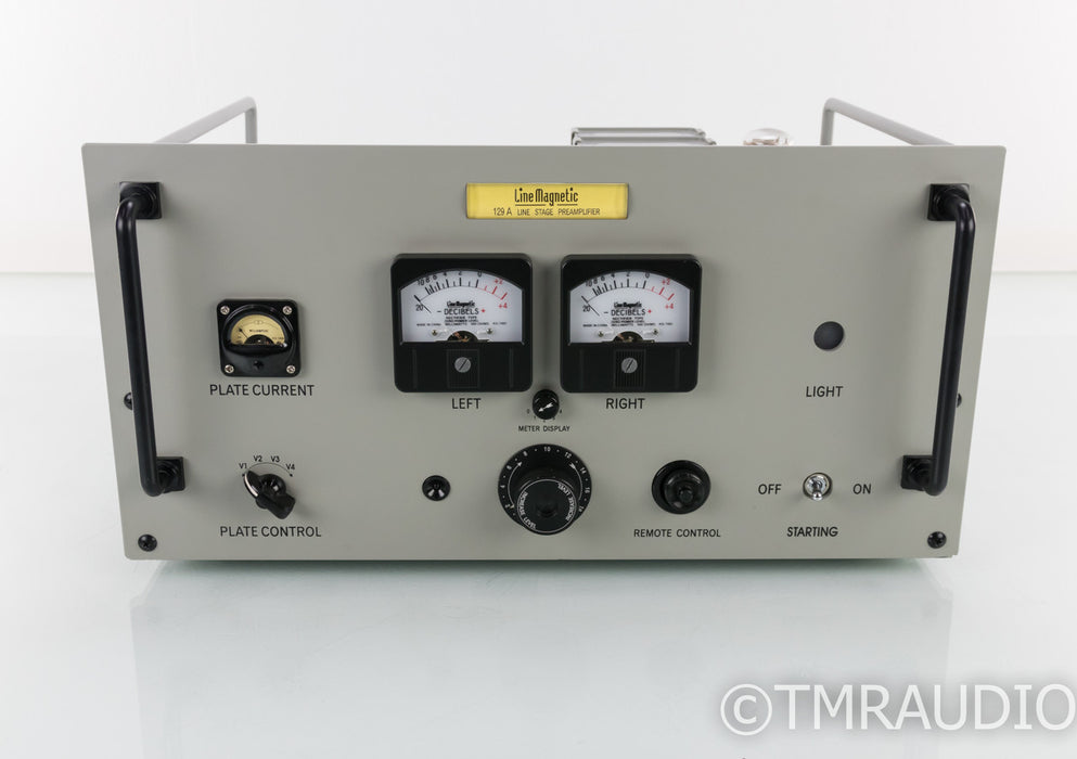 Line Magnetic 25-B Stereo Tube Preamplifier; 129-A; Remote