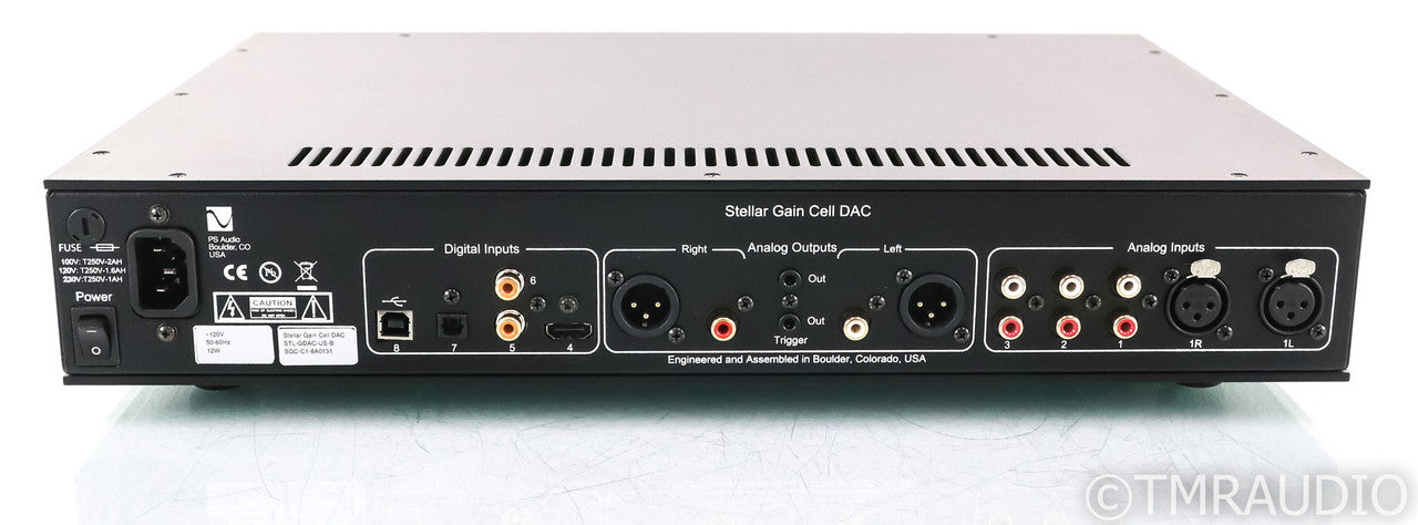 PS Audio Stellar Gain Cell DAC; D/A Converter; Black; Remote (Used)