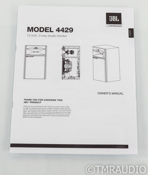JBL 4429 Floorstanding Speakers