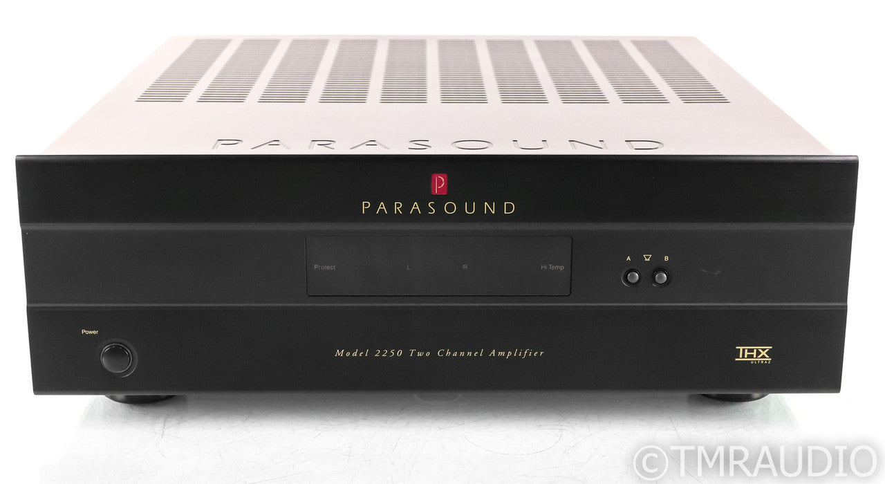 Parasound NewClassic 2250 Stereo Power Amplifier; Black