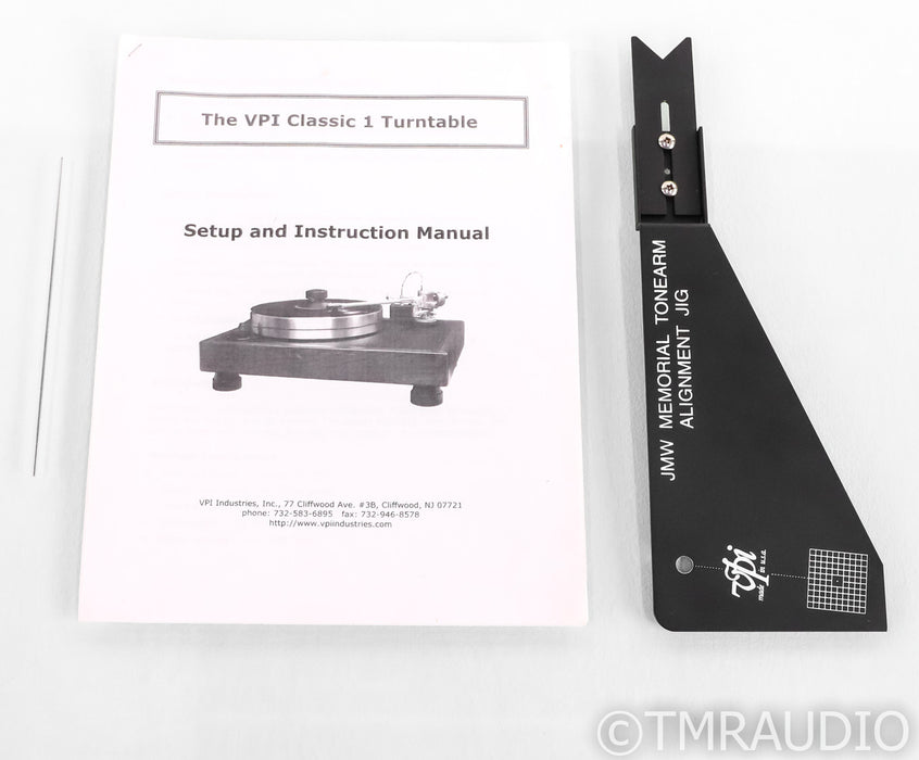 VPI Classic 1 Belt Drive Turntable; JMW10 Classic Tonearm; Walnut (No Cartridge)