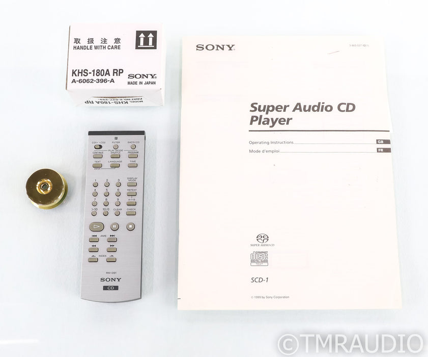 Sony SCD-1 SACD / CD Player; SCD1; Remote