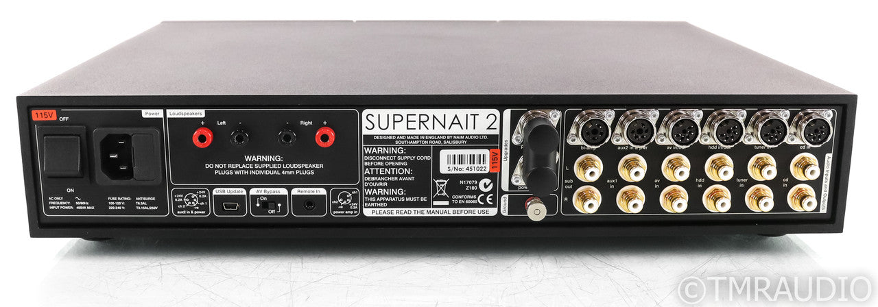 Naim Supernait 2 Stereo Integrated Amplifier; Remote