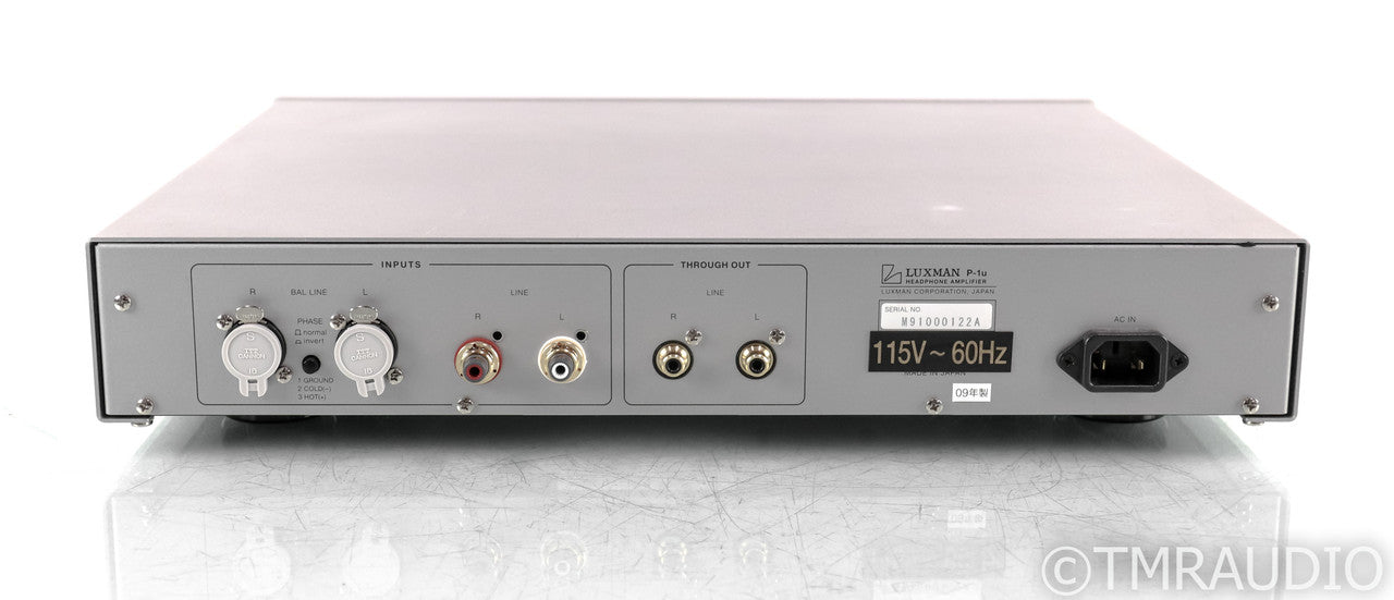 Luxman P-1u Headphone Amplifier; P1U; Silver