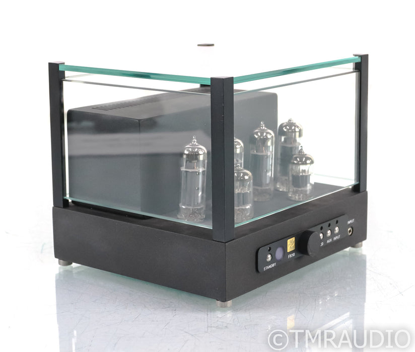 Jolida Glass FX10 Stereo Tube Integrated Amplifier; FX-10; Black (No Remote)