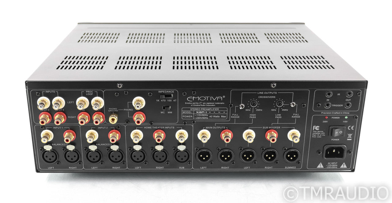 Emotiva XSP-1 Gen2 2.2 Channel Preamplifier; XSP1 Gen 2; Remote - Excellent