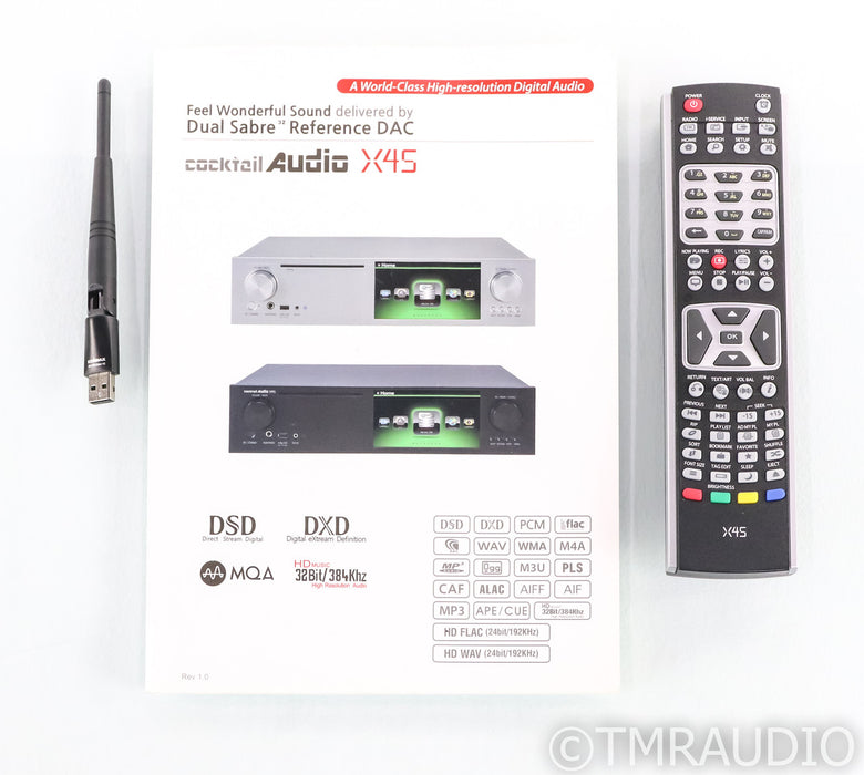 Cocktail Audio X45 Network Streamer / Server; X-45; CD Ripper; DAC; Phono; 2TB