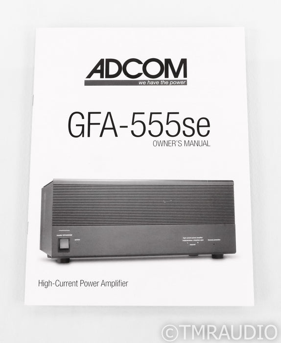 Adcom GFA-555se Stereo Power Amplifier; GFA555 SE