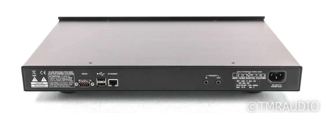 Bryston BDP-1USB Network Streamer / Server; BDP1-USB; Black; 17"