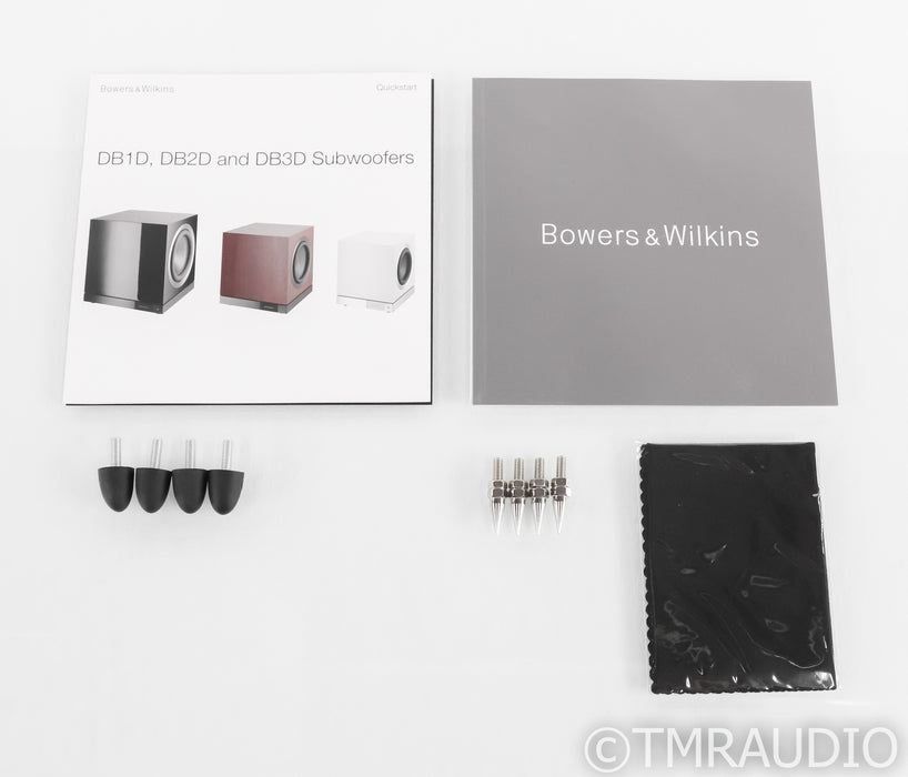 B&W DB1D Dual 12" Powered Subwoofer; Rosenut