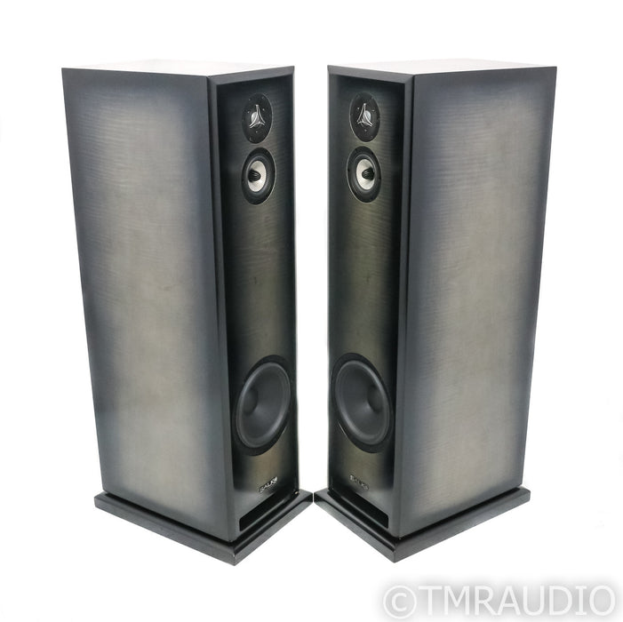 Salk Song 3 Encore Floorstanding Speakers; Pair; Curly Maple with Silver Gray Dye