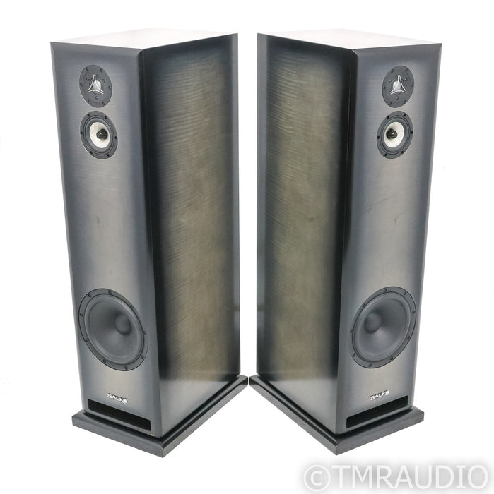 Salk Song 3 Encore Floorstanding Speakers; Pair; Curly Maple with Silver Gray Dye