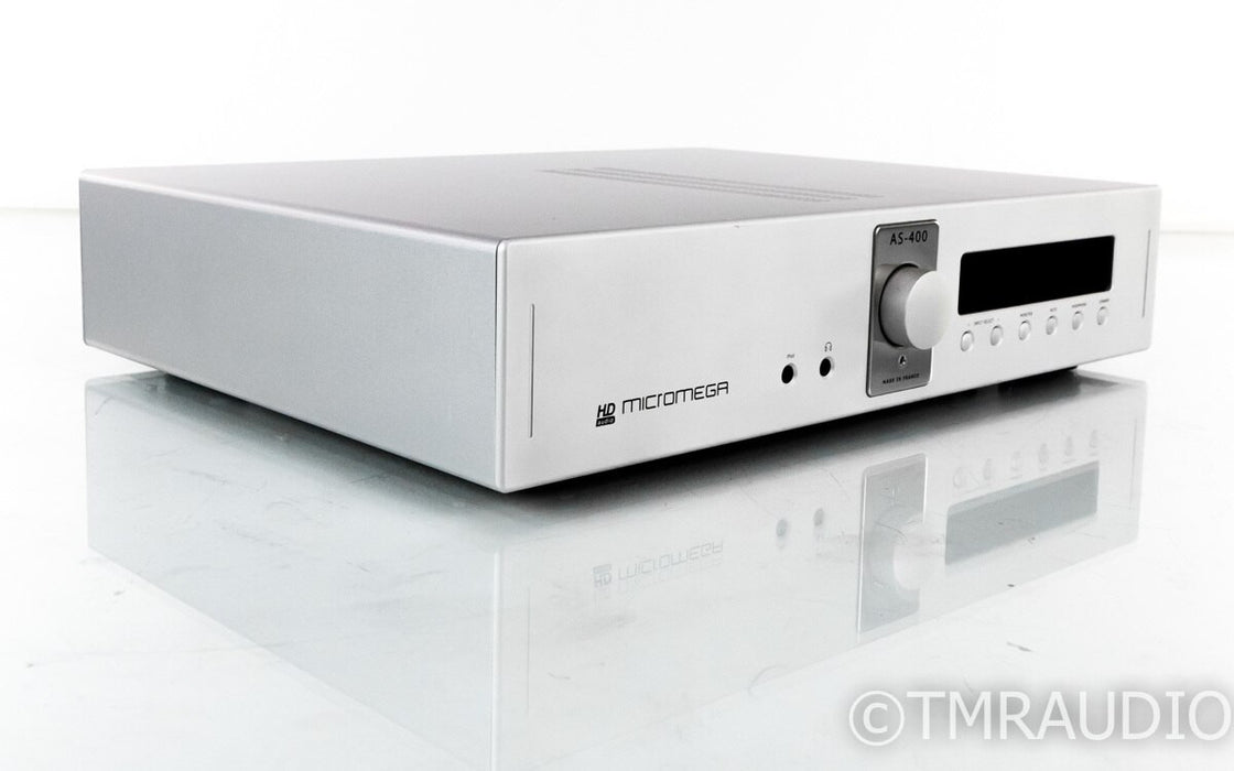 Micromega AS-400 Stereo Integrated Amplifier; AS-IS (Distortion, Dead Channel)