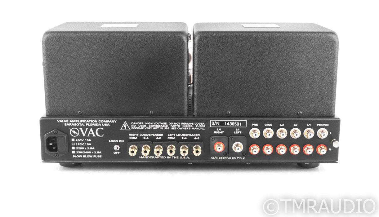 VAC Sigma 160i Stereo Tube Integrated Amplifier; 160-i; Remote; MM Phono