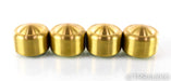 Mapleshade Thread-On Radiused Low Heavyfeet Brass Footers; Set of 4