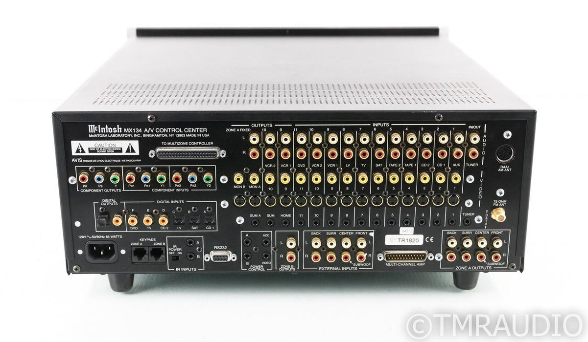 McIntosh MX134 7.2 Channel Home Theater Processor; MX-134 (Display/issue)