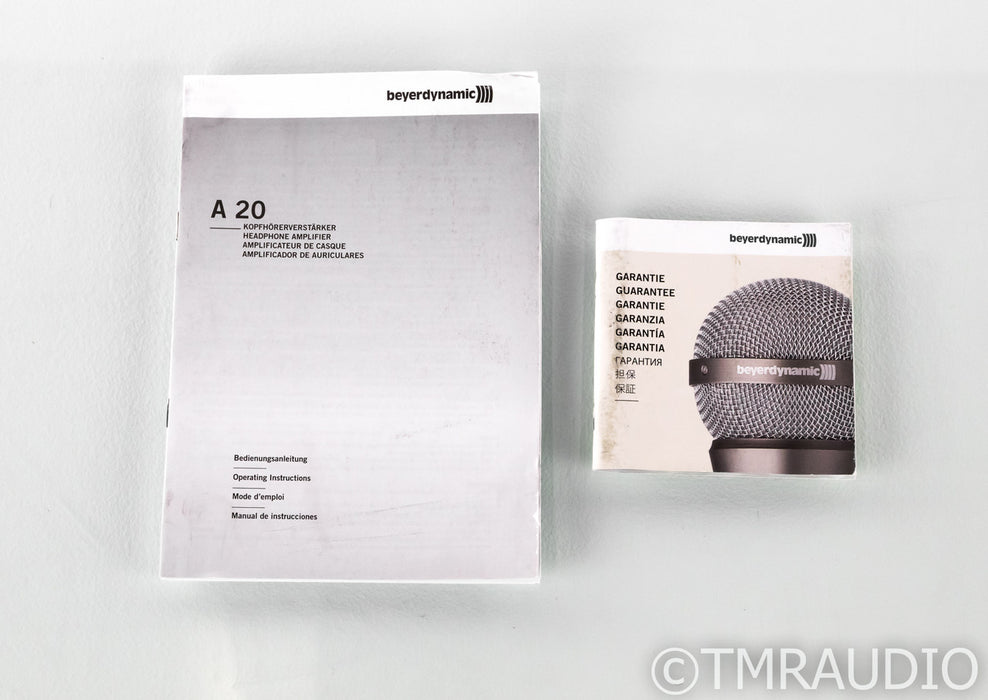 Beyerdynamic A20 Headphone Amplifier; A 20