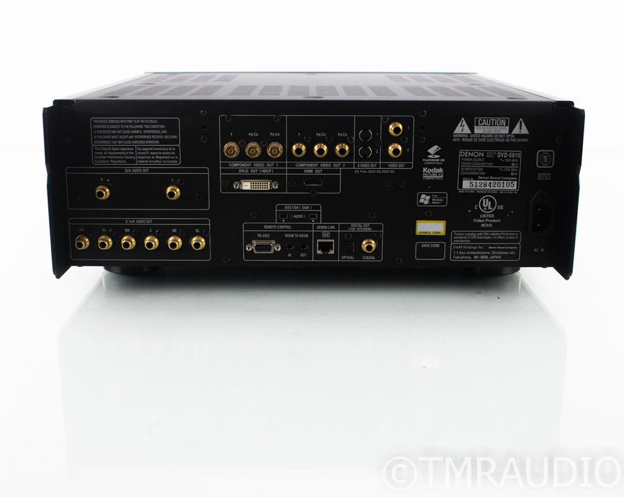 Denon DVD-5910CI Universal DVD / SACD Player; 1080P; AS-IS (Does Not Play Discs)
