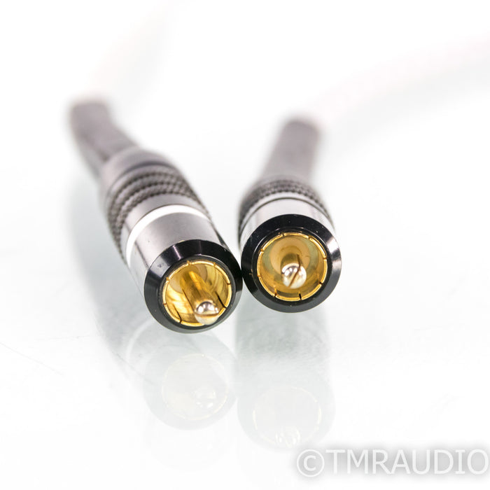 Analysis Plus Solo Crystal Oval RCA Cables; 5ft Pair Interconnects