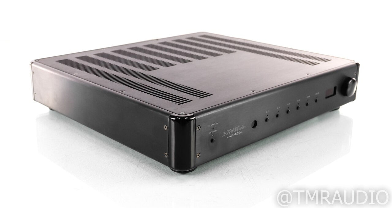 Krell KAV-400xi Stereo Integrated Amplifier; KAV400xi; Black, Remote