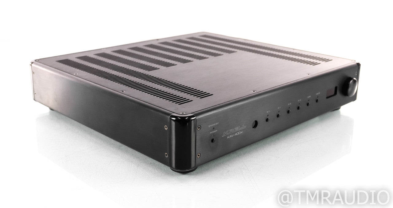 Krell KAV-400xi Stereo Integrated Amplifier; KAV400xi; Black, Remote