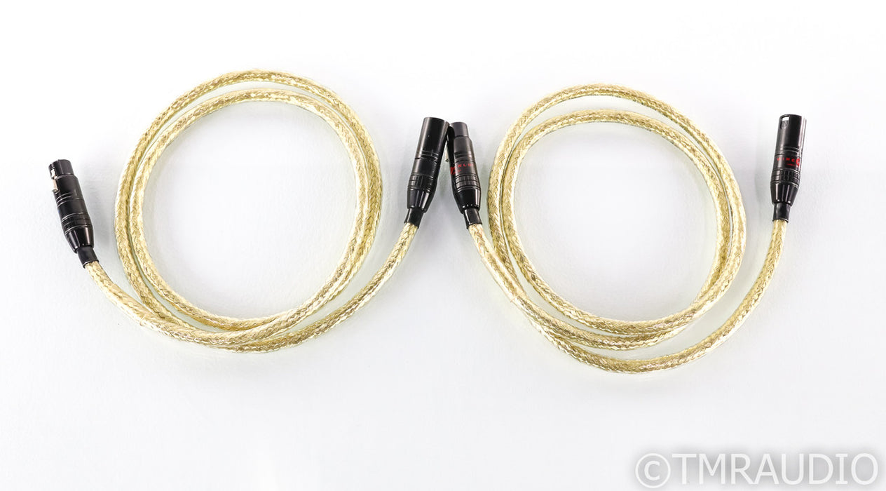 Wireworld Gold Eclipse III+ XLR Cables; 5ft Pair Balanced Interconnects