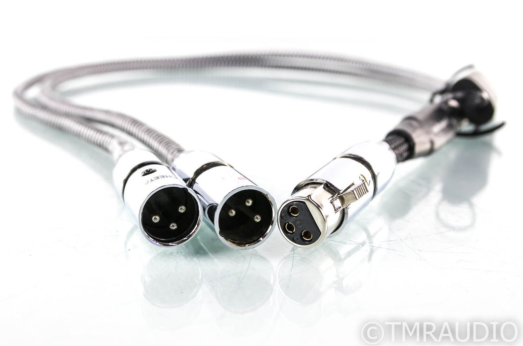 AudioQuest Cheetah Y-Split XLR Cable; 1m Balanced Interconnect