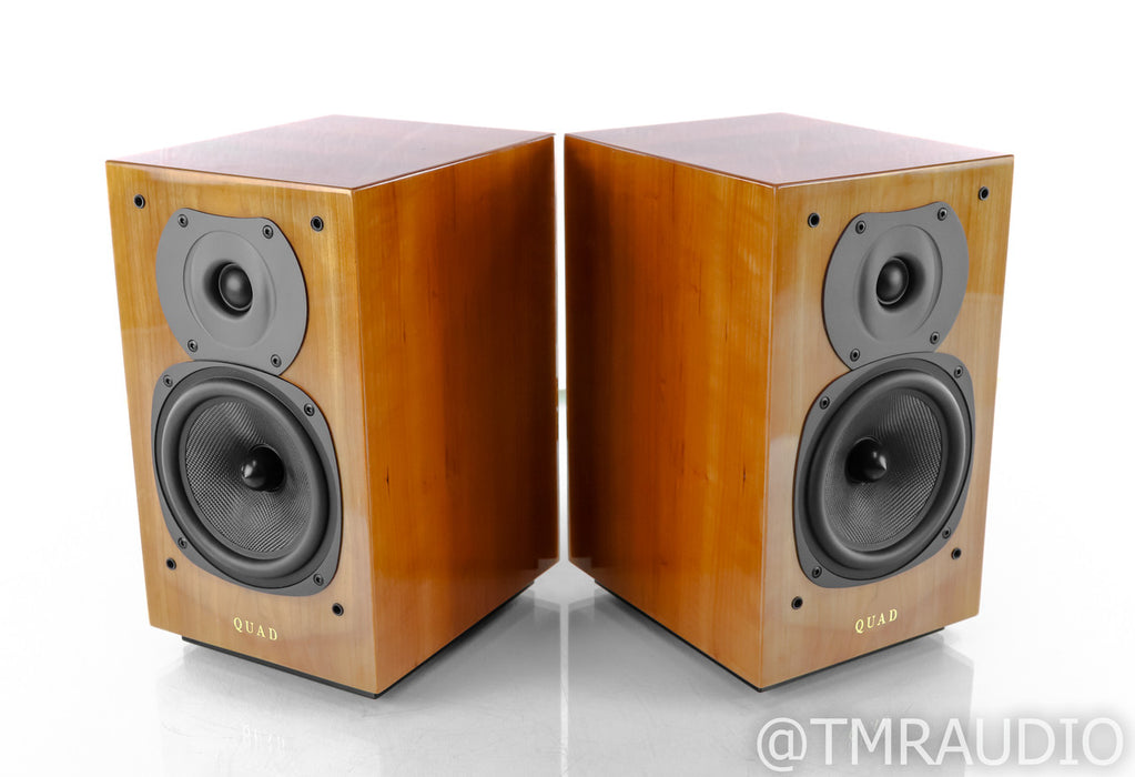 Quad 12L2 Bookshelf Speakers; Cherry Pair; 12-L2