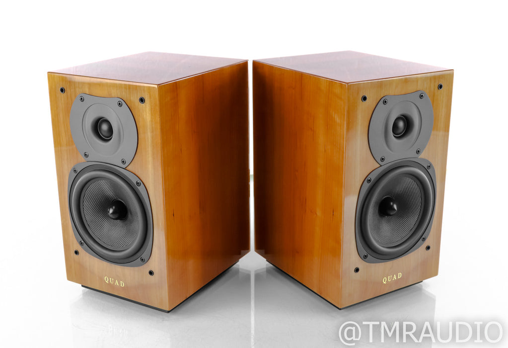 Quad 12L2 Bookshelf Speakers; Cherry Pair; 12-L2