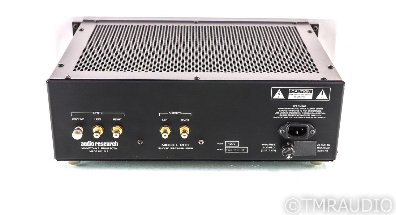 Audio Research PH3 Tube Phono Preamplifier; PH-3; Moving Magnet
