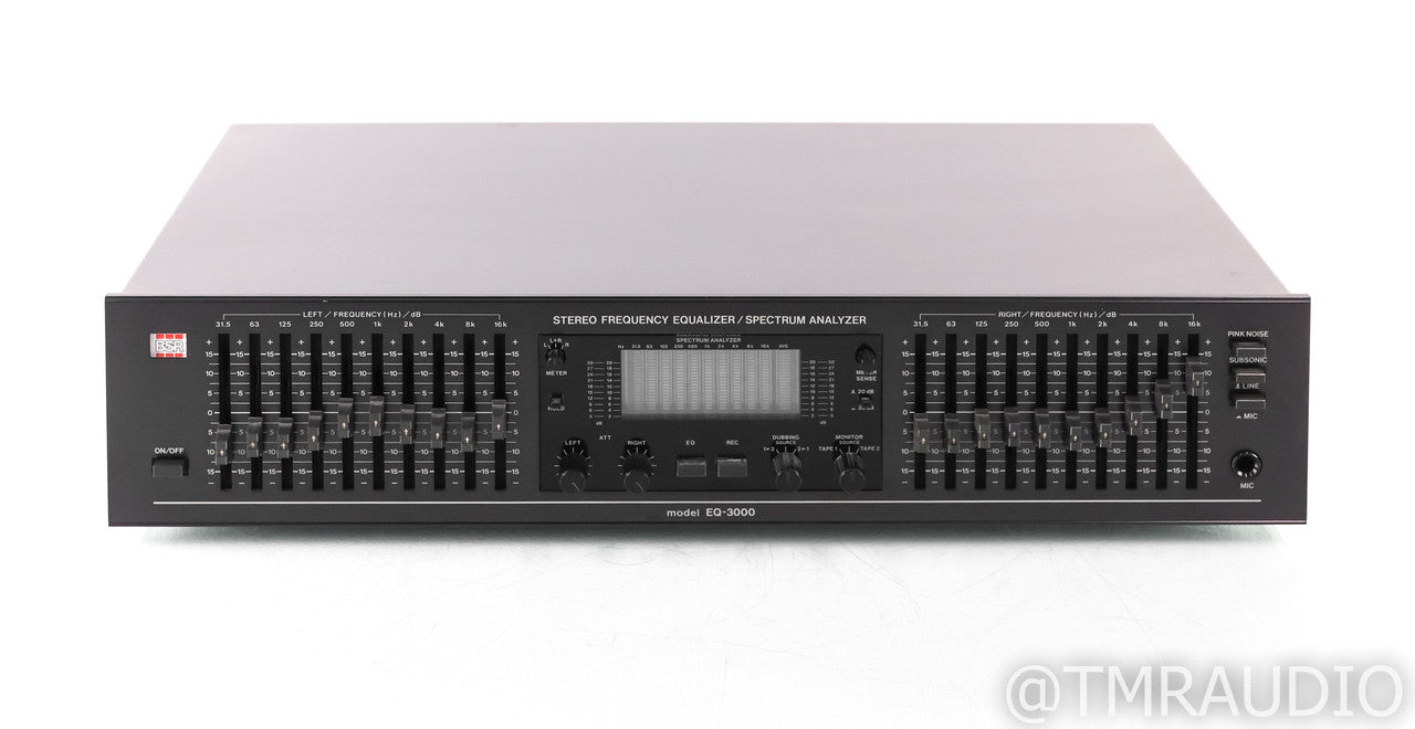 BSR EQ-3000 Stereo Equalizer / Spectrum Analyzer; EQ3000; 10-Band