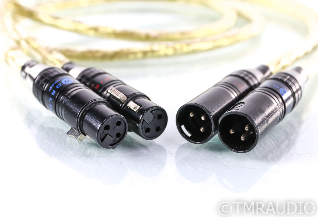Wireworld Gold Eclipse III+ XLR Cables; 5ft Pair Balanced Interconnects