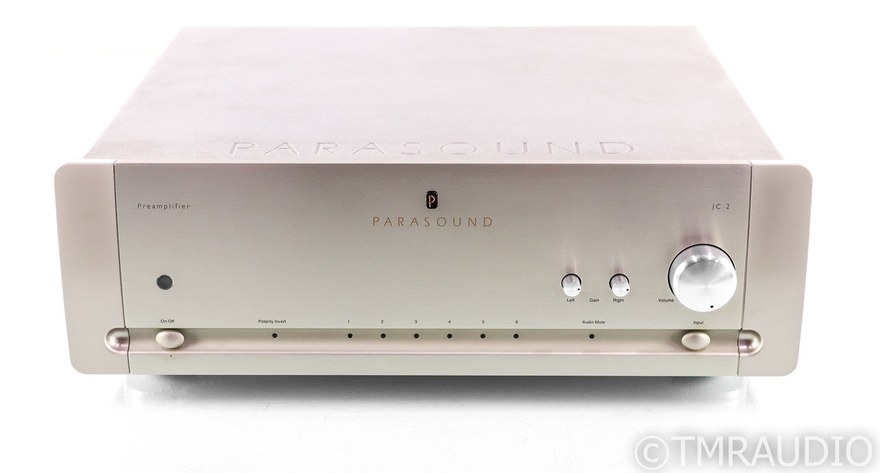 Parasound JC2 Stereo Preamplifier; JC-2; Silver; Remote