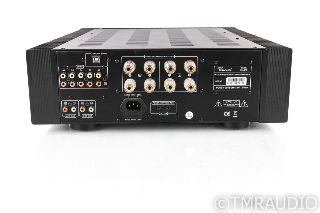 Vincent SV-237 Stereo Integrated Hybrid Tube Amplifier; SV237; Remote