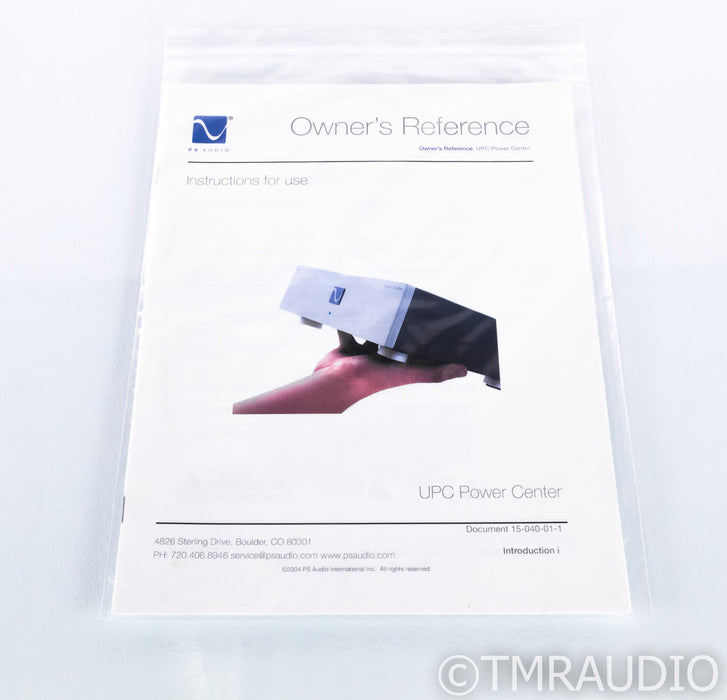 PS Audio UPC-200 Power Center ; AC Power Line Conditioner; UPC200