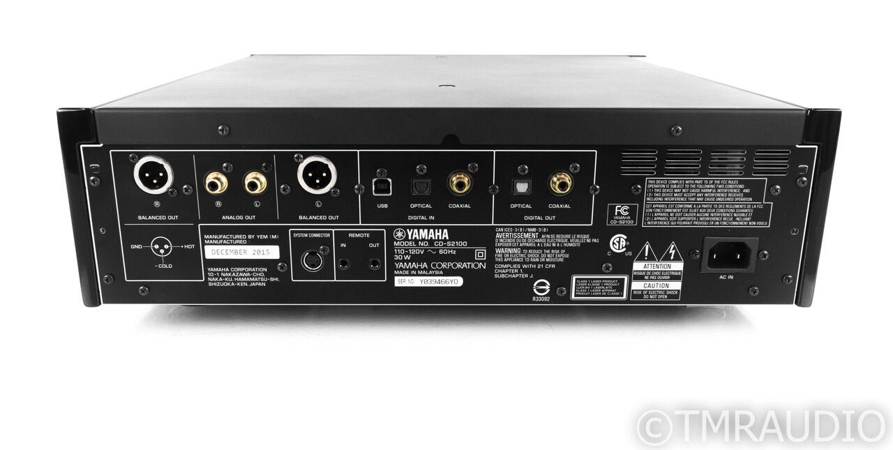 Yamaha CD-S2100 SACD / CD Player / Transport / DAC; CDS2100; Remote