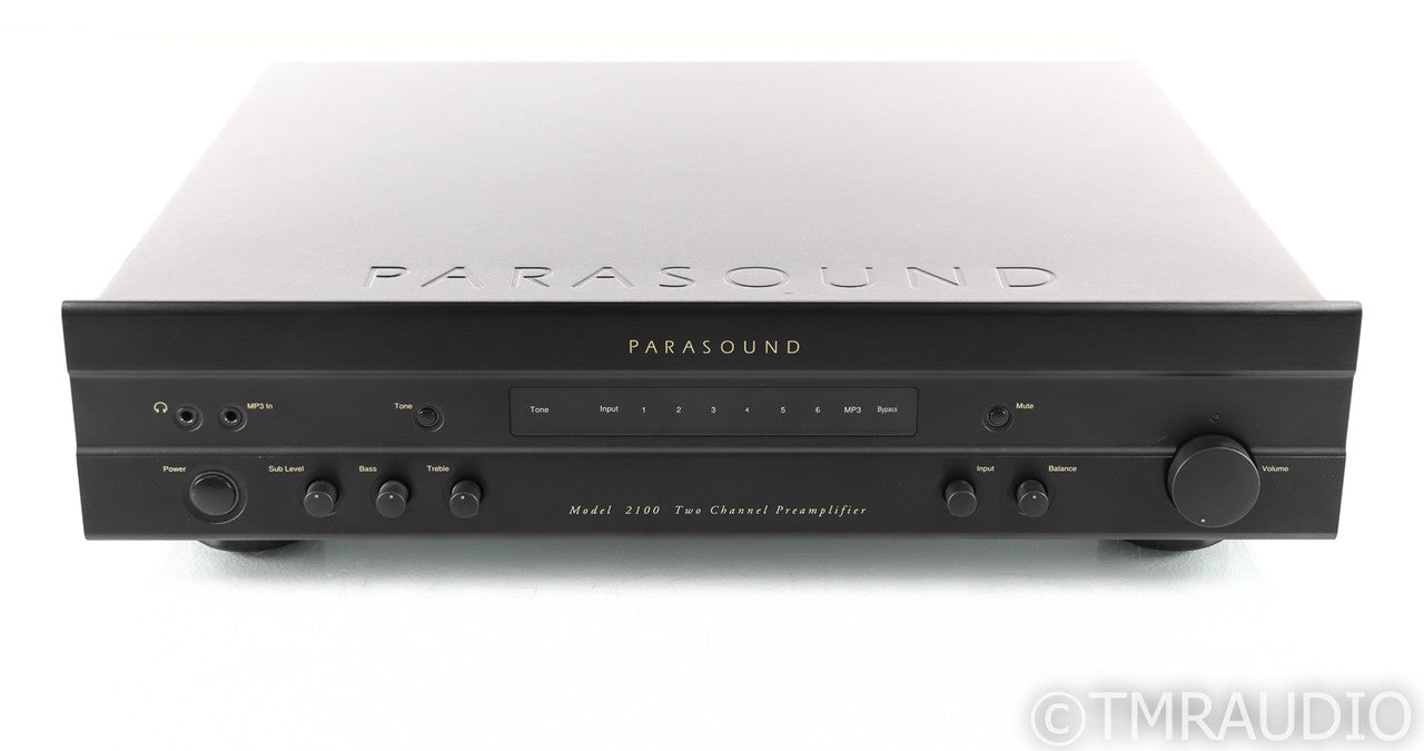 Parasound New Classic Model 2100 2.1 Channel Preamplifier; MM / MC Phono; Remote