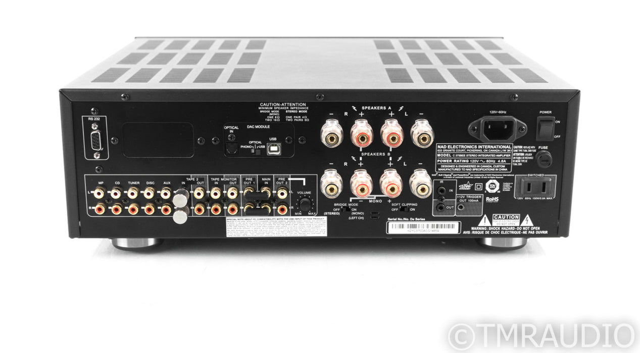 NAD C 375BEE Stereo Integrated Amplifier / DAC; C-375BEE w/ C 375DAC