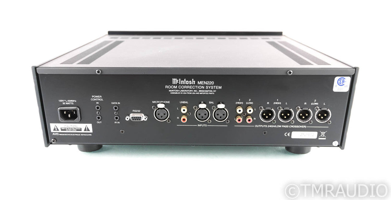 McIntosh MEN220 Room Correction System / Equalizer; MEN-220; Remote; RoomPerfect