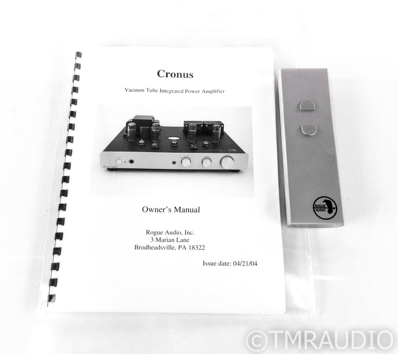 Rogue Audio Cronus Magnum Stereo Integrated Tube Amplifier; MM Phono; Remote