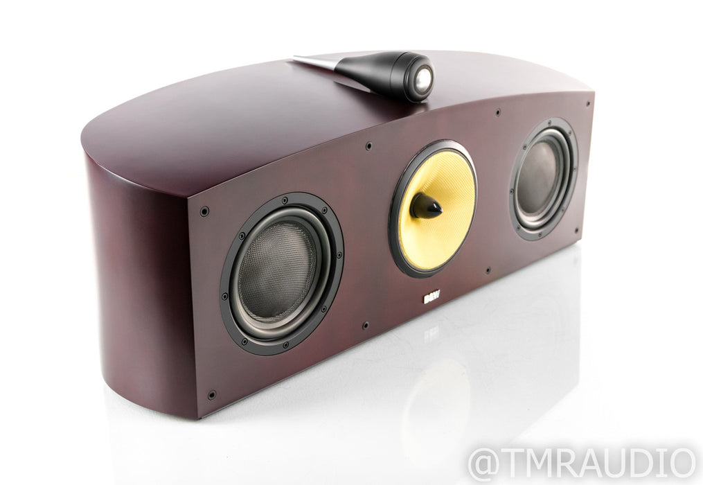 B&W Nautilus HTM1 Center Channel Speaker; Red Cherry; HTM-1